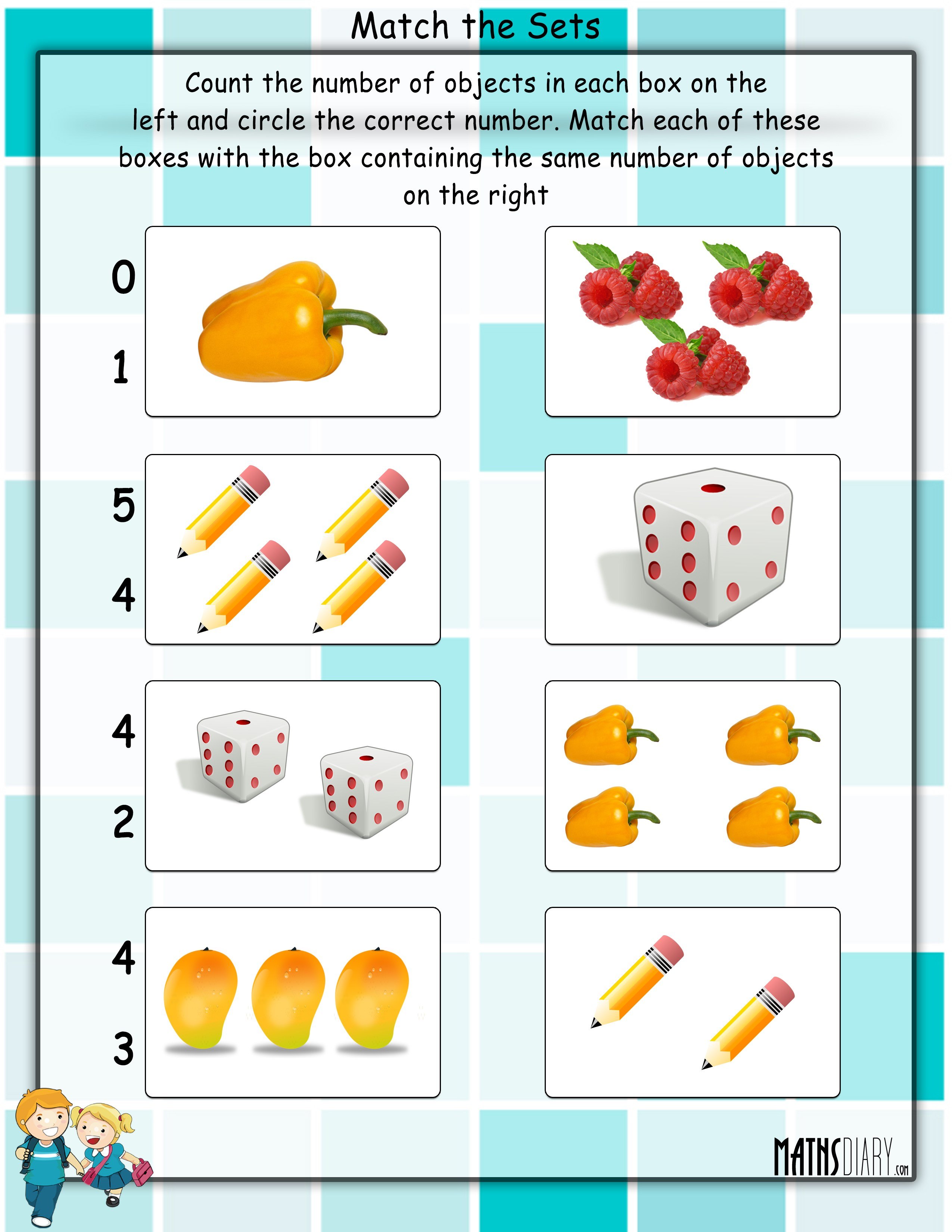 Algebra Sets Of Numbers Worksheets