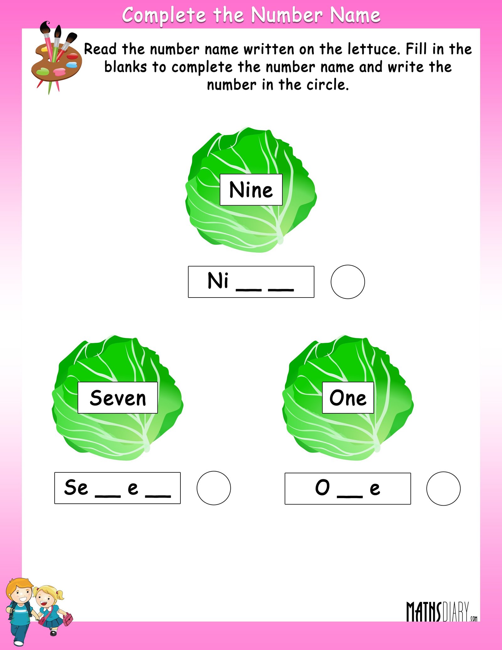 naming-numbers-ukg-math-worksheets