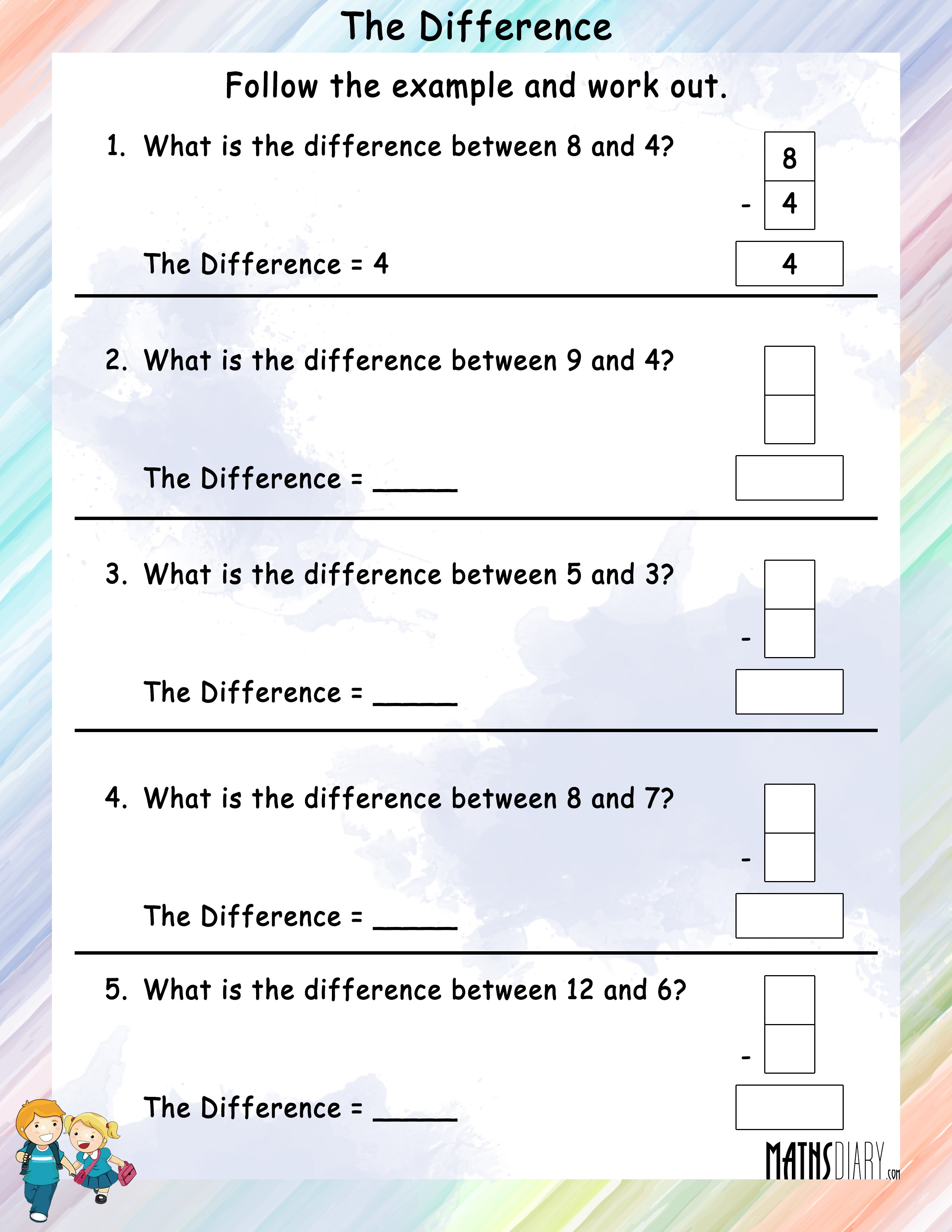 find-the-difference-math-worksheets-mathsdiary