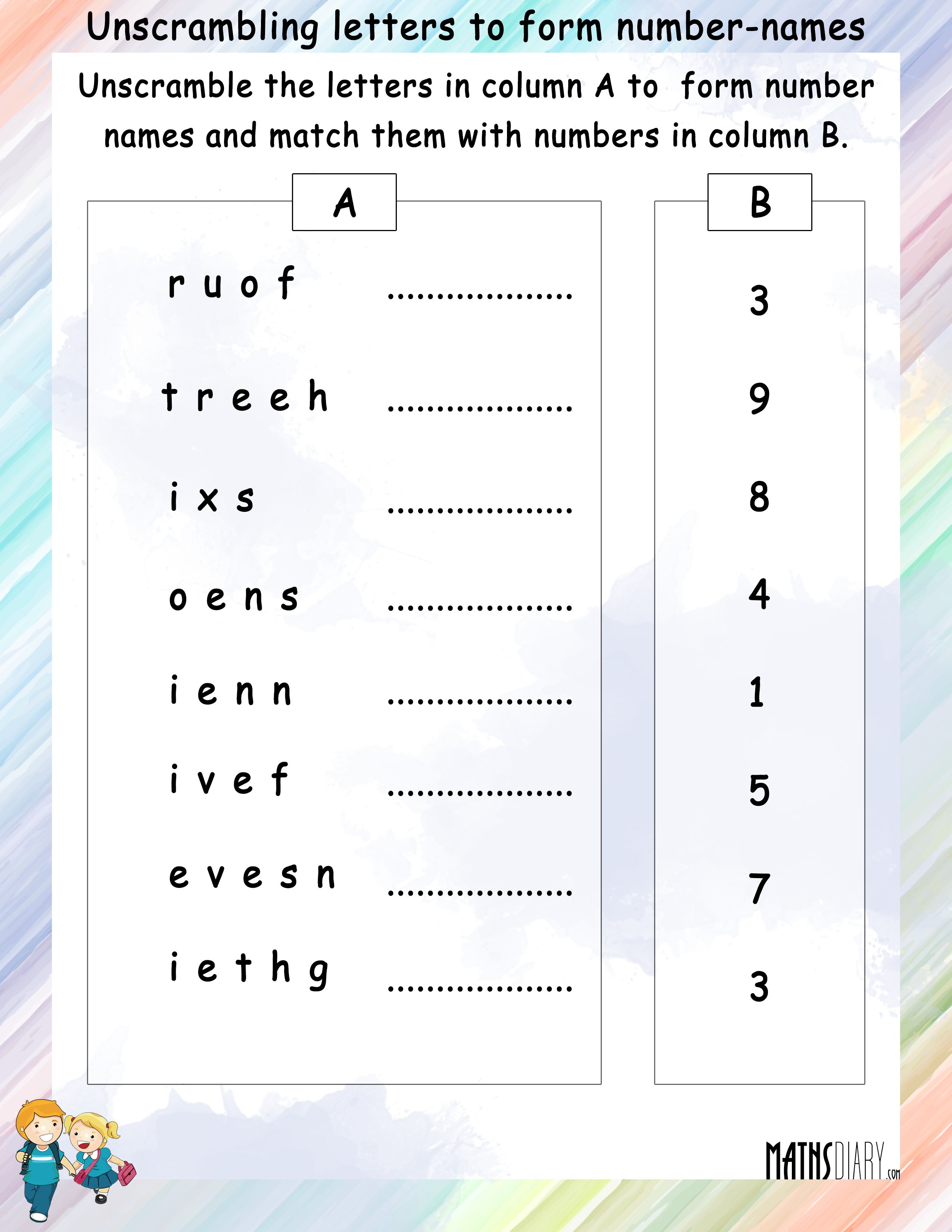 unscramble-letters-to-form-number-names-math-worksheets-mathsdiary