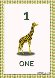 1 giraffe
