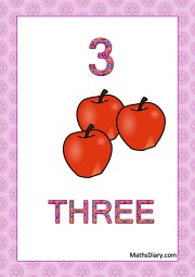 3 apples