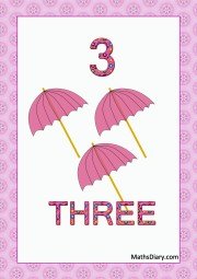 3 pink umbrellas