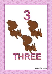 3 squirrels