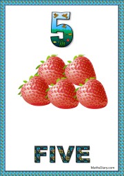 5 strawberries