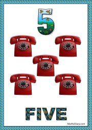 5 telephones