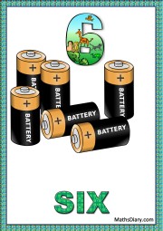 6 batteries
