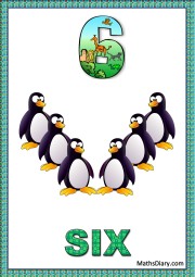 6 penguins