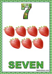 7 strawberries