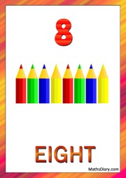 8 pencil colors
