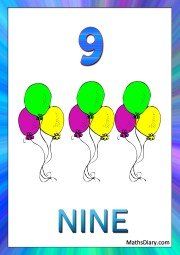 9 balloons