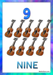 9 guitars