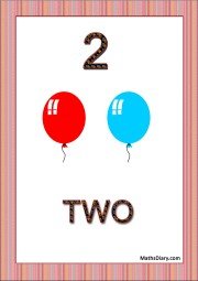 2 balloons