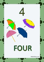 4 umbrellas