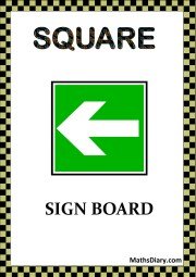 SQUARE SIGN