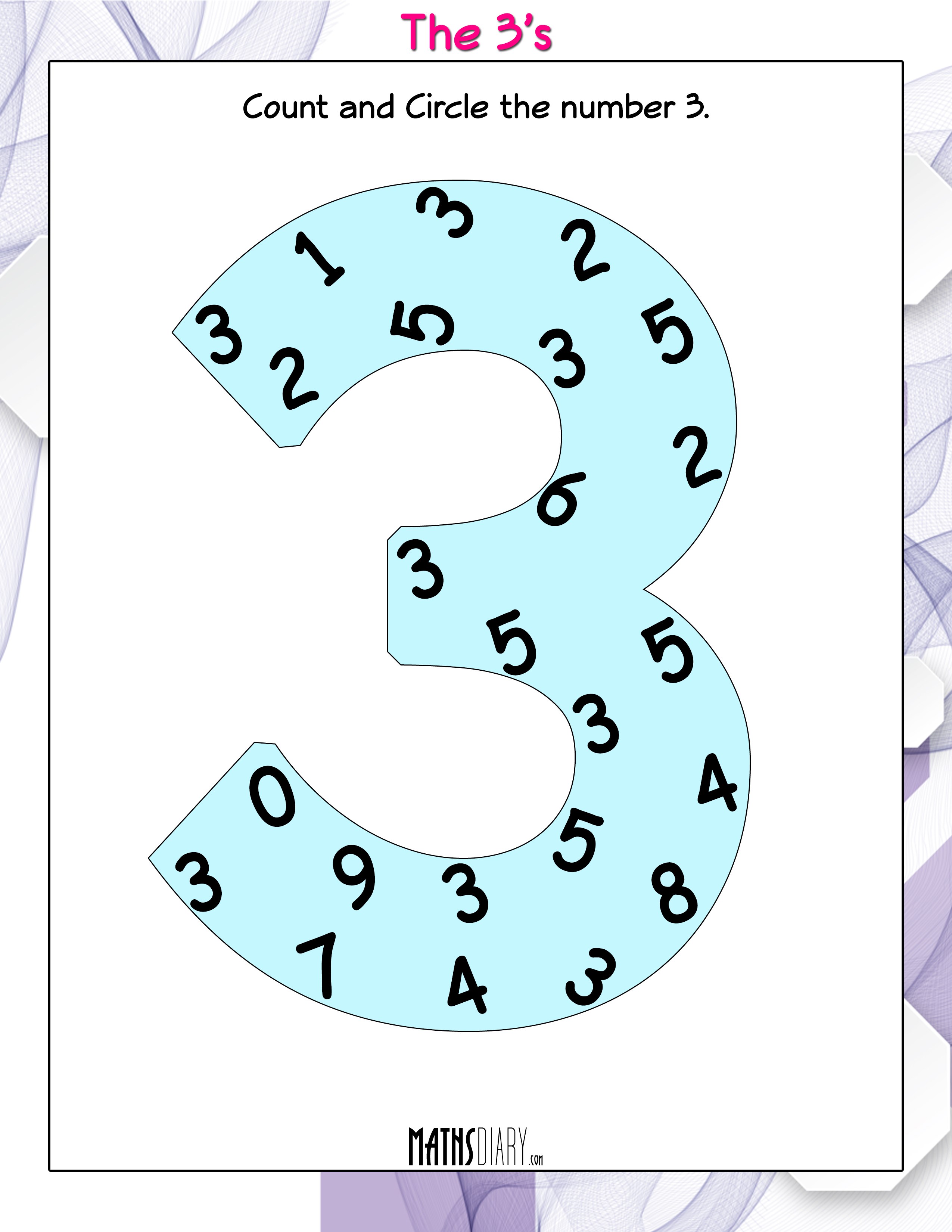 Circle The Numbers Worksheet Answers