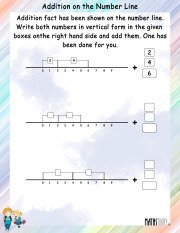 Addition-on the-number-line-worksheet-