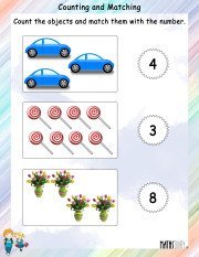 Counting and MAtching Worksheet 5