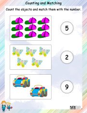 Counting and Matching Worksheet 10