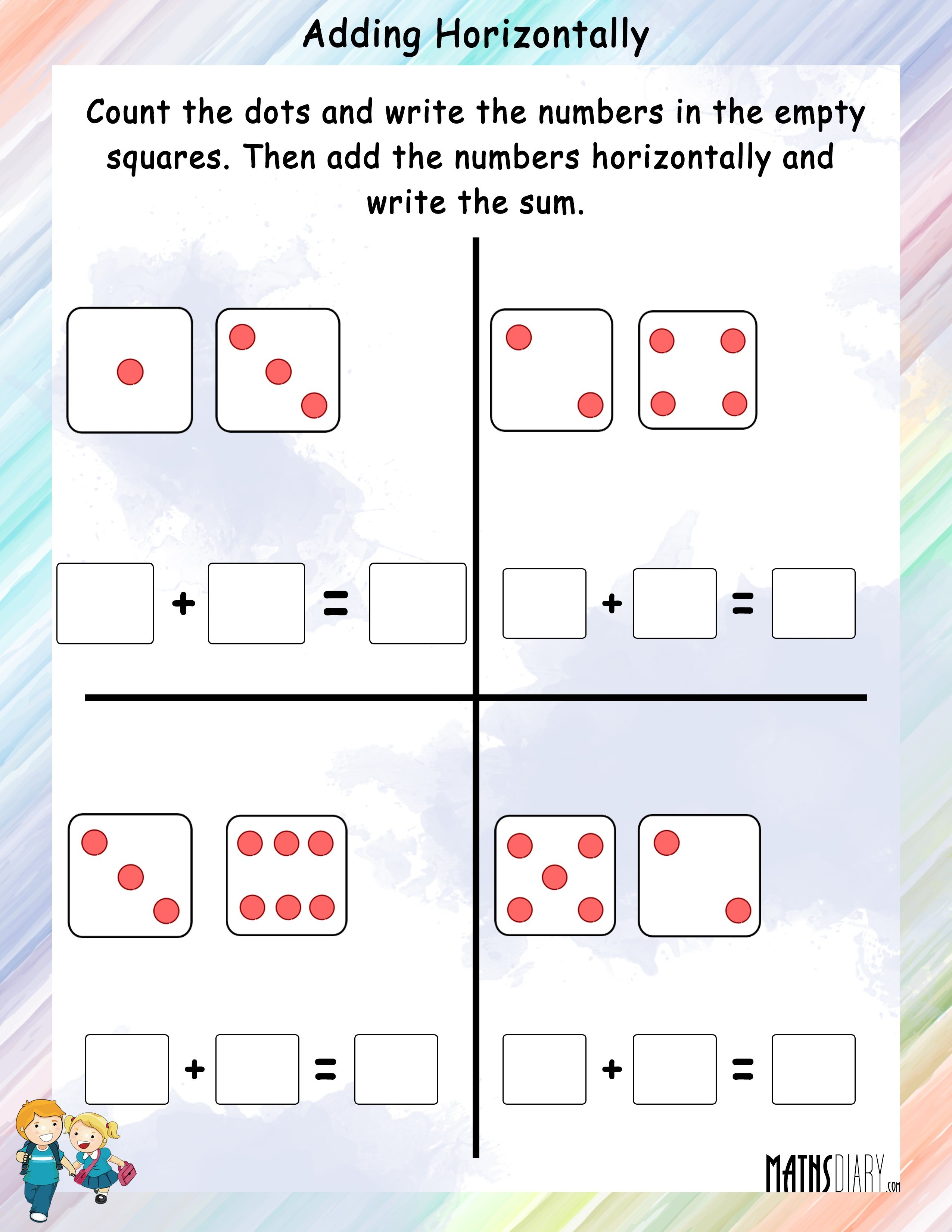 adding-horizontally-horizontal-addition-math-worksheets-mathsdiary
