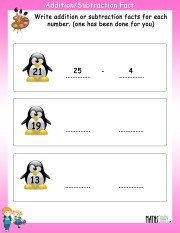 addition-Subtraction-fact-worksheet-5