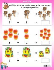 nursery math worksheets