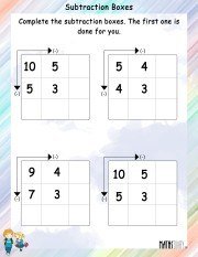 subtraction-boxes-worksheet-1