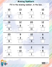 Fill-the-missing-numbers-worksheet- 2