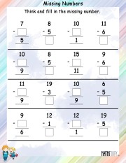 Fill-the-missing-numbers-worksheet- 2