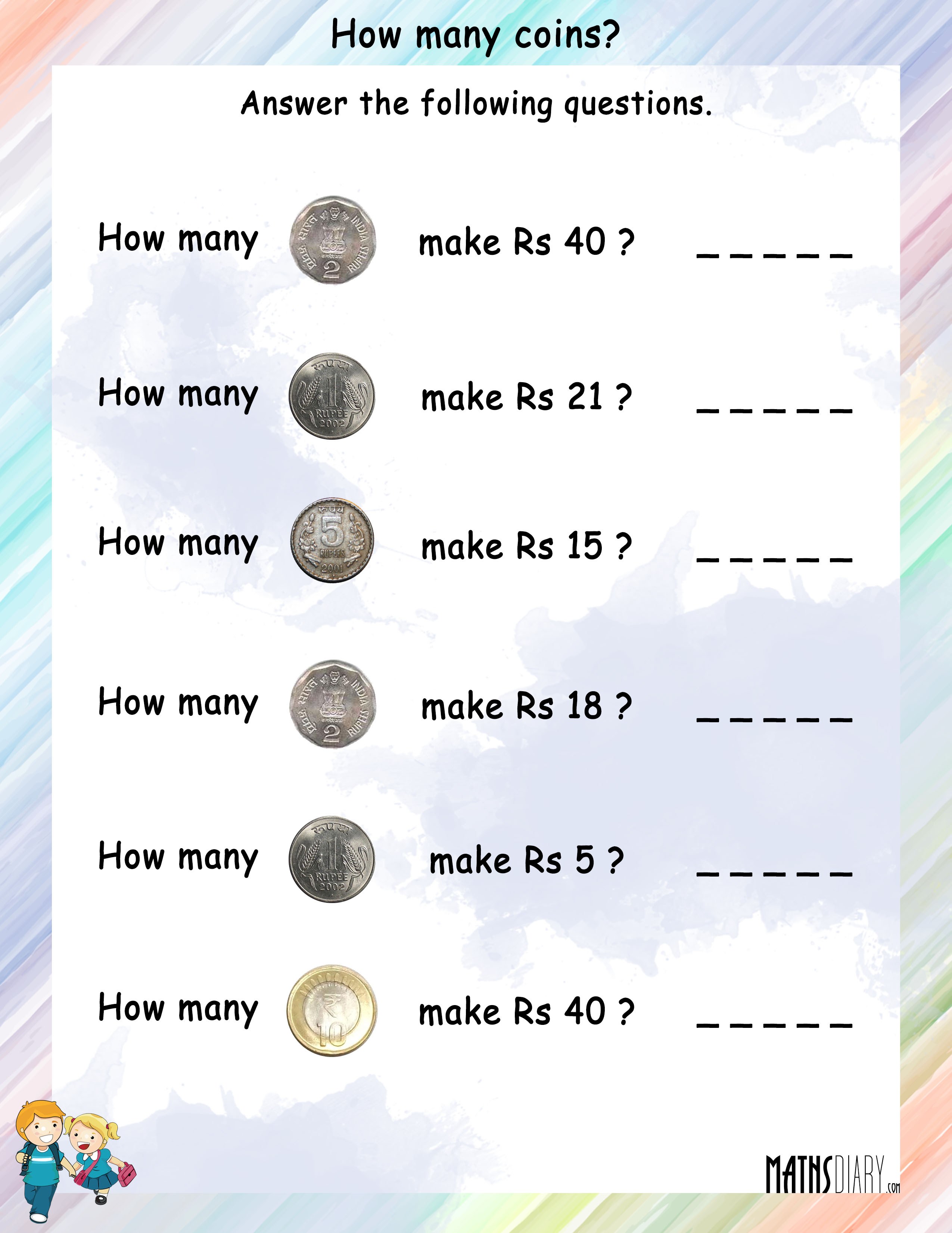 currency-grade-2-math-worksheets
