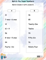 Match-the-same-numbers-worksheet- 10