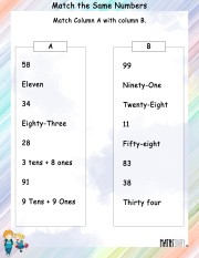 Match-the-same-numbers-worksheet- 3