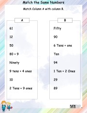 Match-the-same-numbers-worksheet- 4