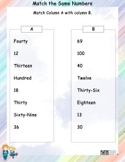 Match-the-same-numbers-worksheet- 6