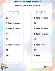 Match-the-same-numbers-worksheet- 7