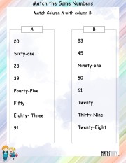 Match-the-same-numbers-worksheet- 8