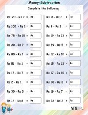 Money-subtraction-worksheet-1