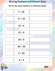 Numbers-in-different-ways-worksheet- 3