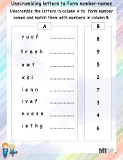 Unscramble-letters-to-form-number-names-worksheet- 10