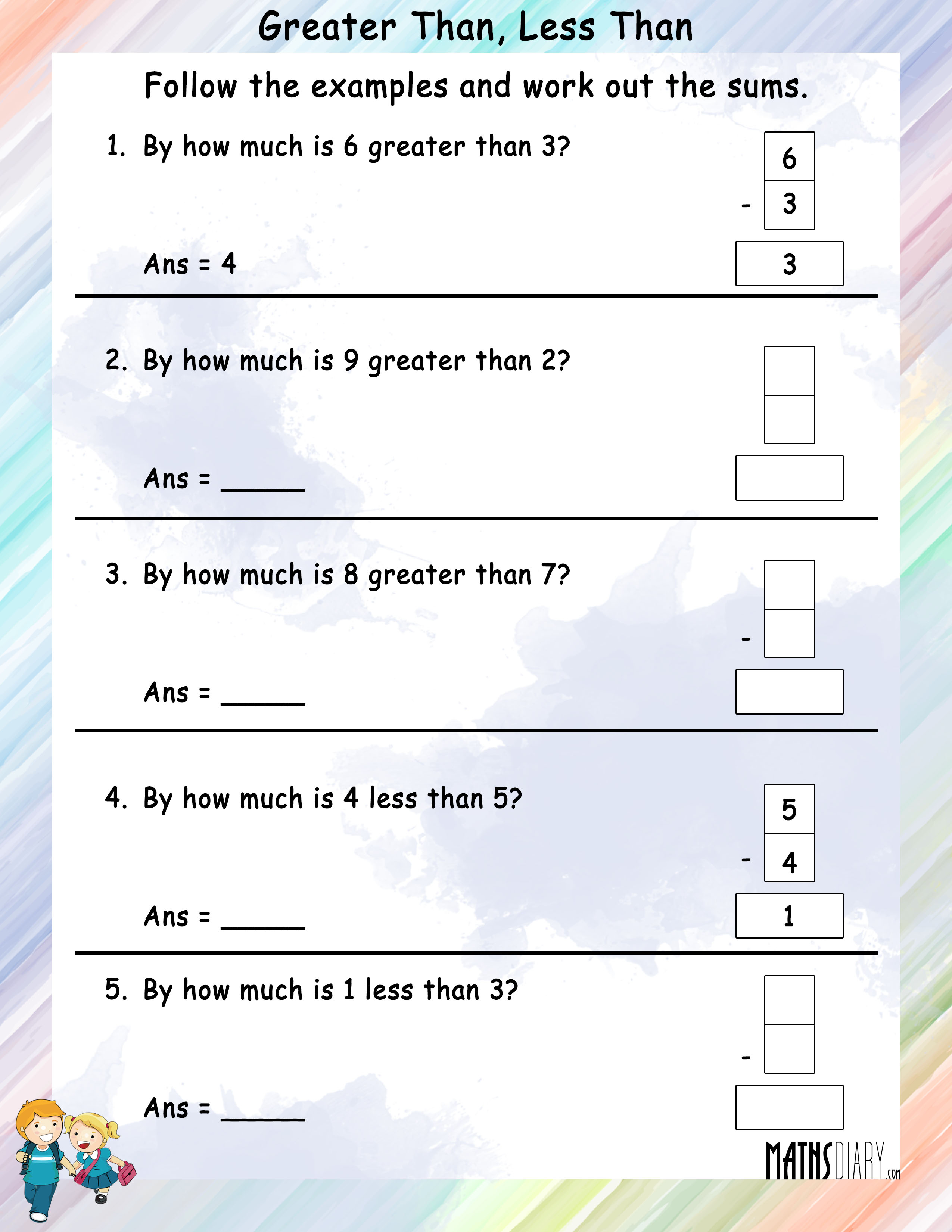 problem solving sums for grade 1