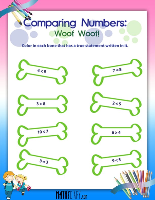comparing-1-digit-numbers-math-worksheets-mathsdiary