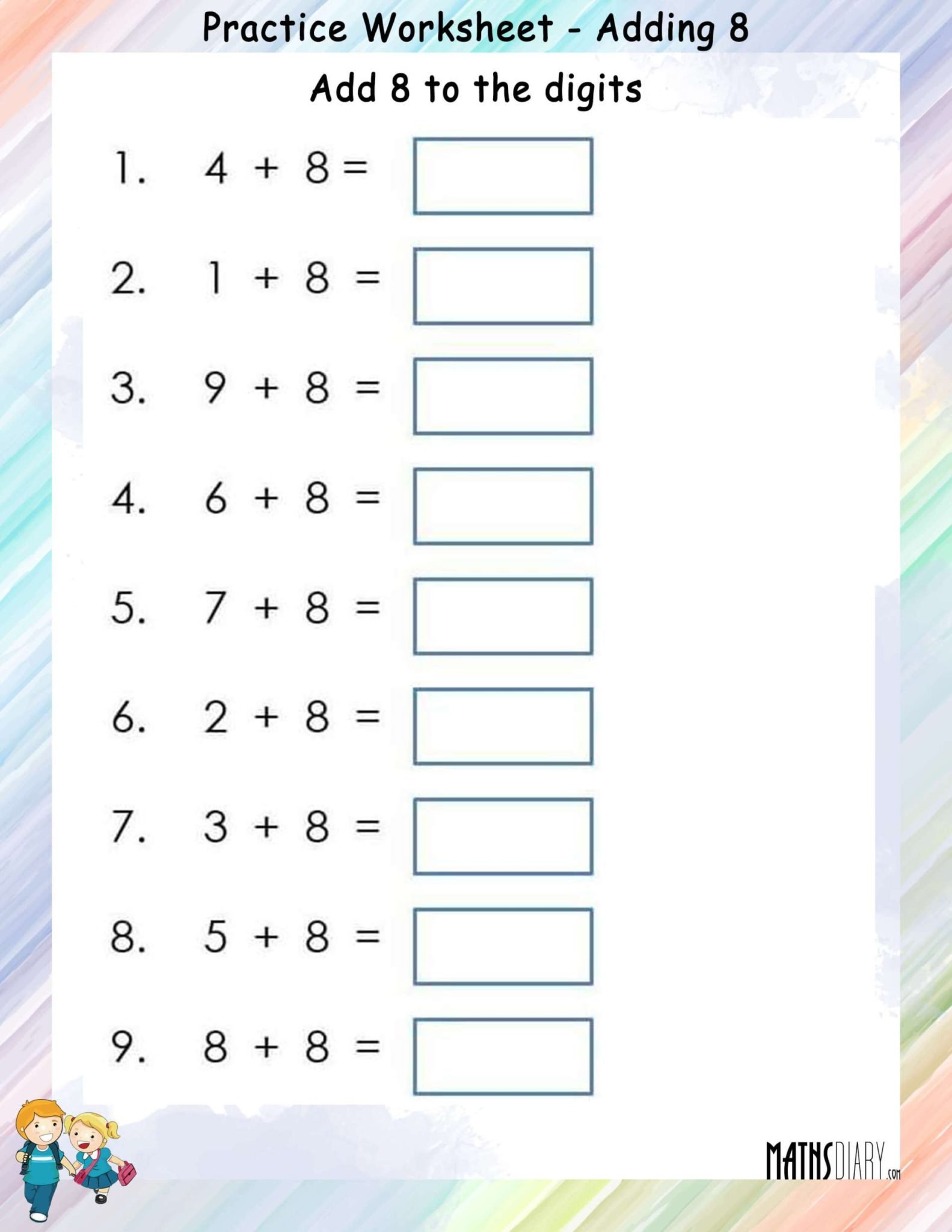 Add Class 2 Addition – Grade 2 Math Worksheets