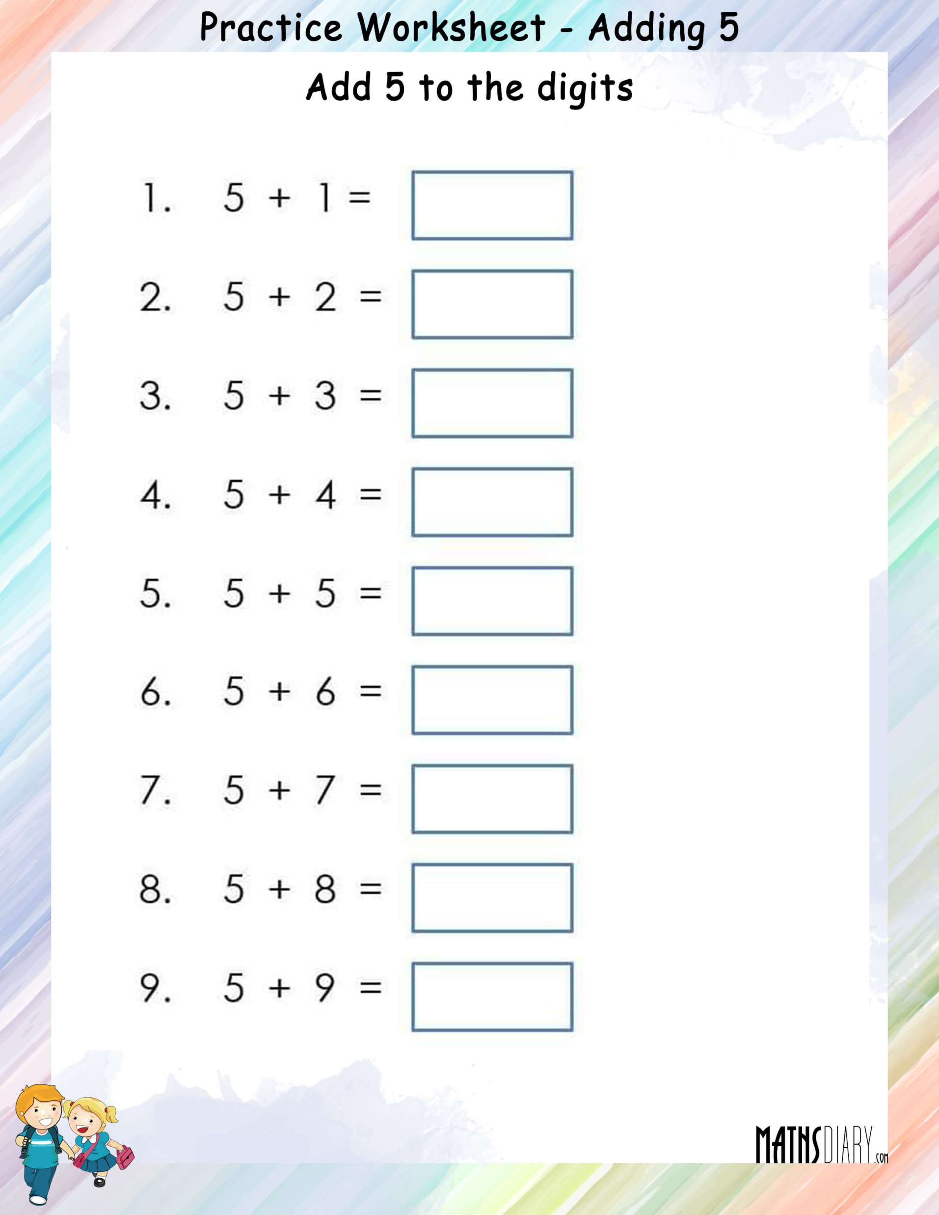 second grade math worksheets free printable k5 learning - printable ...