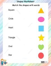 shapes worksheets for grade 1