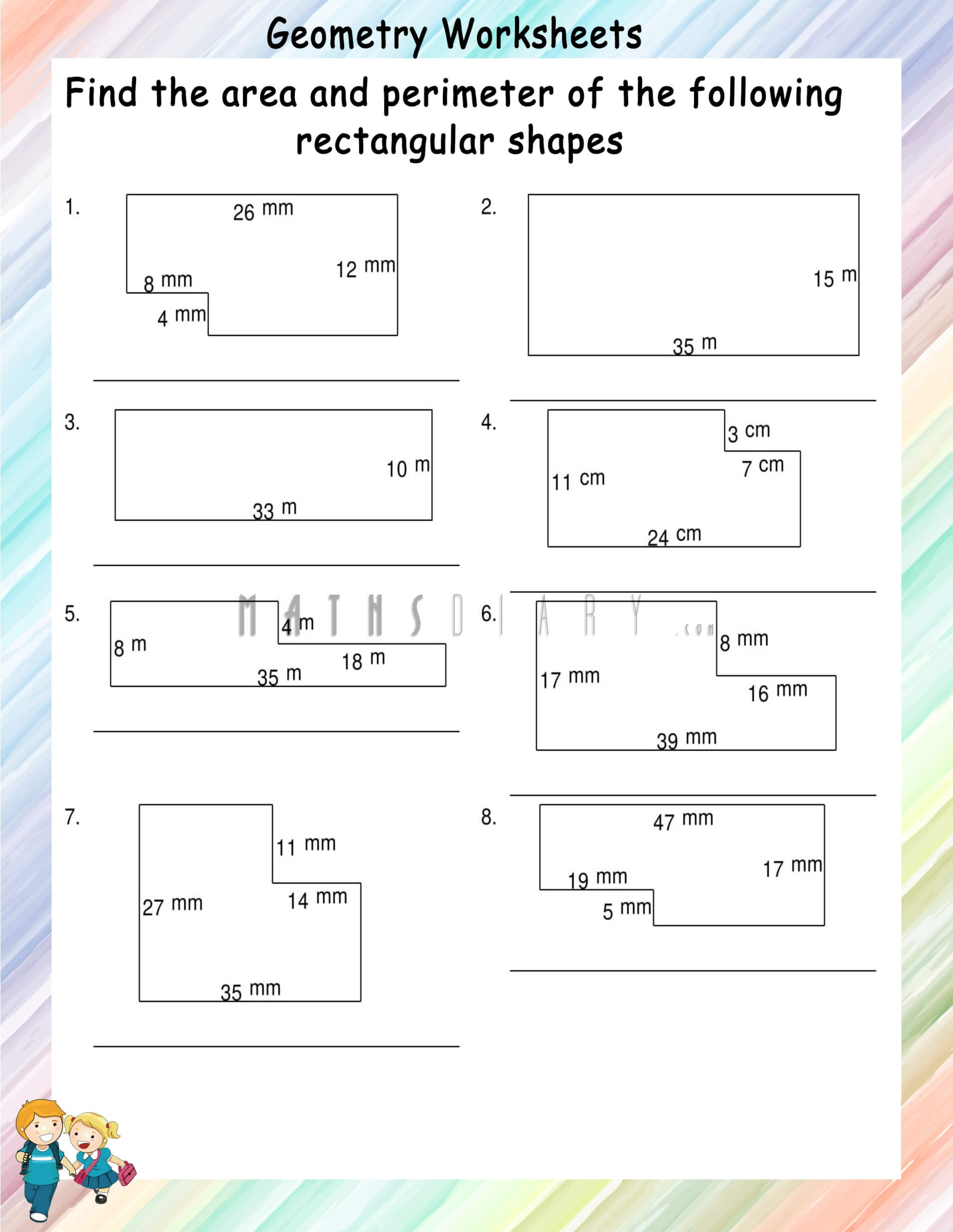 area-of-2d-shapes-mixed-worksheets-area-of-compound-shapes-worksheet