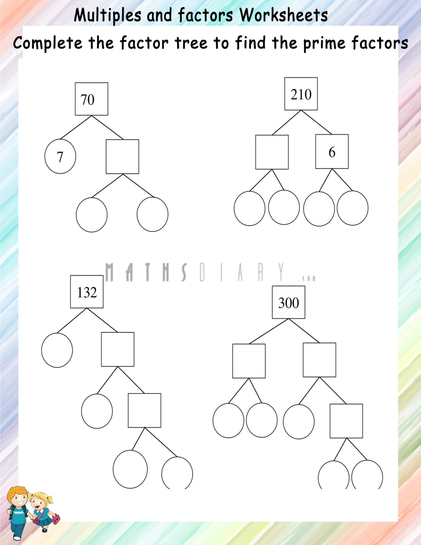 free-printable-factor-tree-worksheets-printable-word-searches