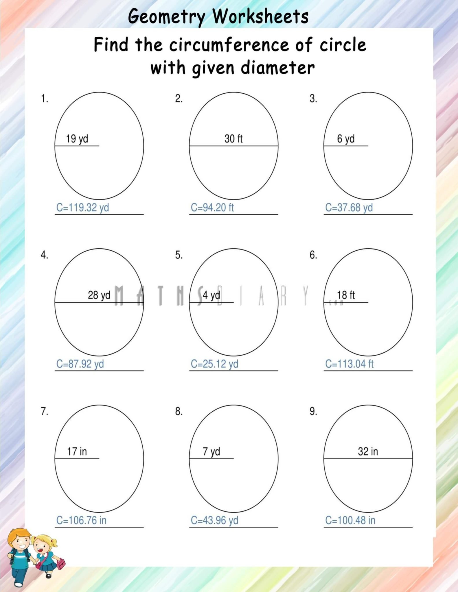 Math Worksheet Geometry Grade 4 Pdf Geometry – Grade 4 Math Worksheets