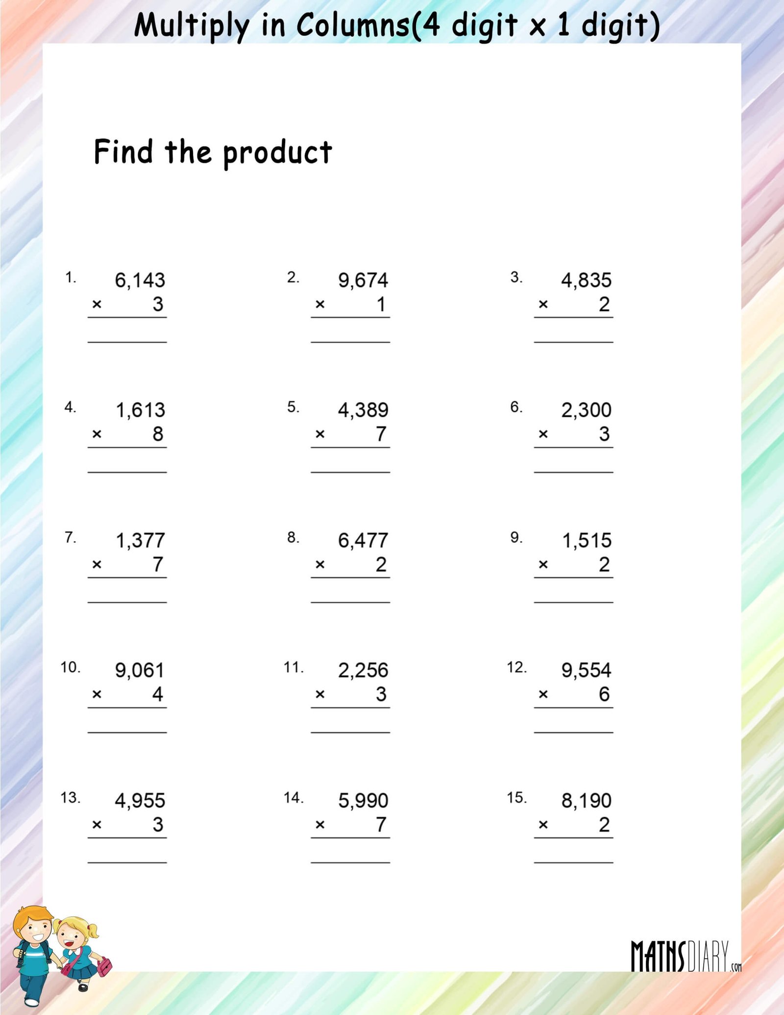 multiply-4-digits-by-1-digit-y5-multiplication-free-taster-teaching-resources