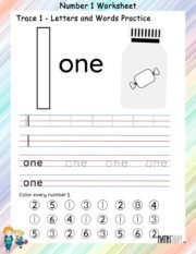 worksheet maths for class 1