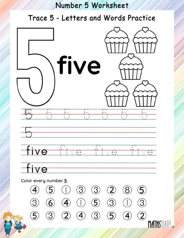 naming numbers ukg math worksheets